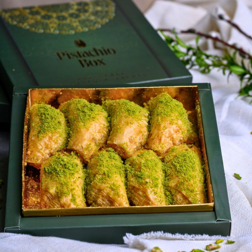 Sobiyet Pistacjowy w eleganckim pudełku – luksusowy prezent